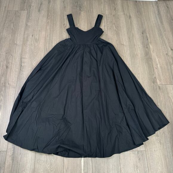 J Crew Sweetheart Event Tank Midi Dress with Poplin Skirt US Women's XXS New - Picture 2 of 7